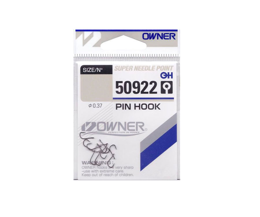 

Набор рыболовных крючков Owner Pin Hook BC №12 11шт, Черный, Pin Hook BC