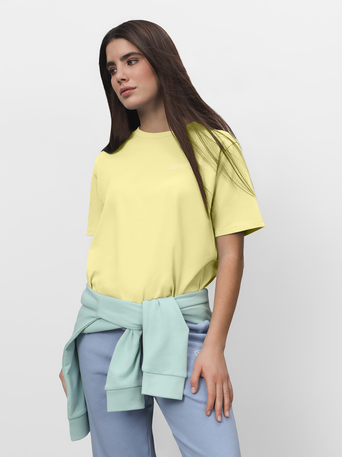 

Футболка женская Just Clothes 000000597 желтая 46-48 RU, Желтый, 000000597