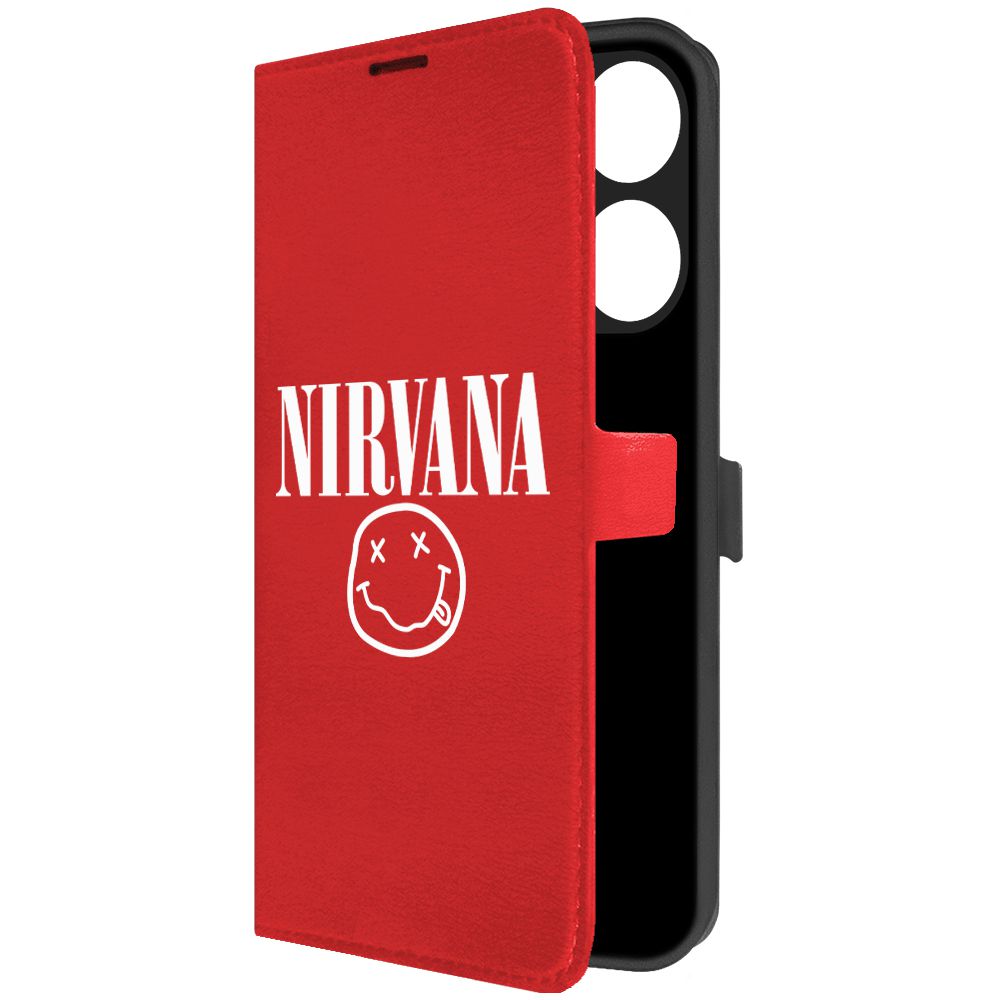 

Чехол-книжка Krutoff Eco Book для Tecno Spark Go 2023 Nirvana красный
