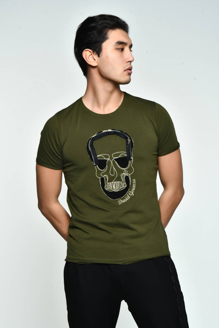 

Футболка мужская David Gerenzo 900000049694 хаки M (товары доставляются из-за рубежа), 900000049694