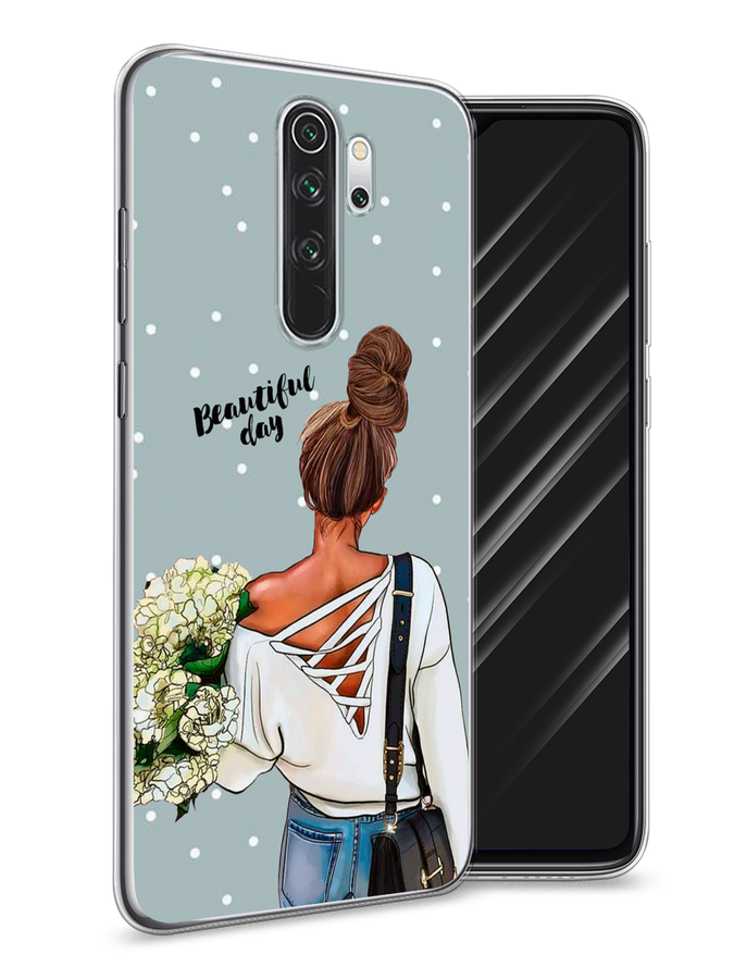 

Чехол Awog на Xiaomi Redmi Note 8 Pro "Beautiful day", Голубой;коричневый;бежевый, 36650-6