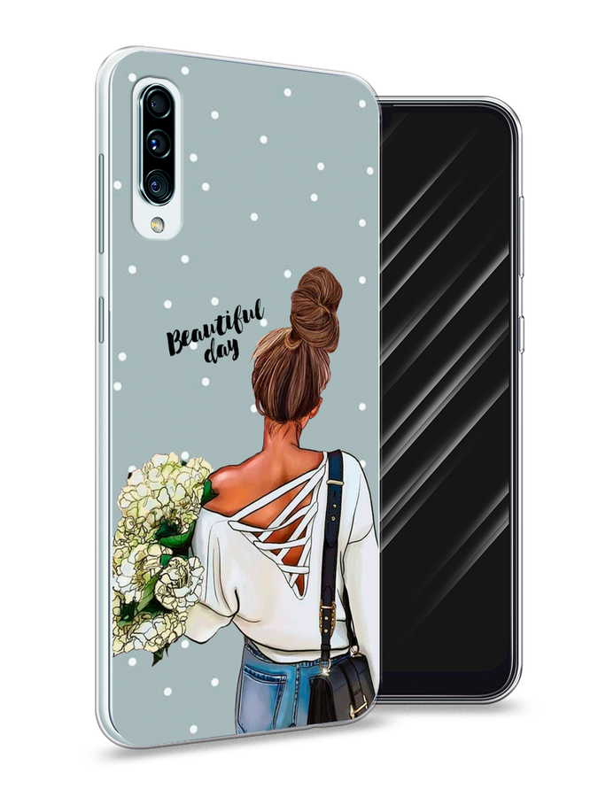 

Чехол Awog на Samsung Galaxy A50 "Beautiful day", Голубой;коричневый;бежевый, 27750-6