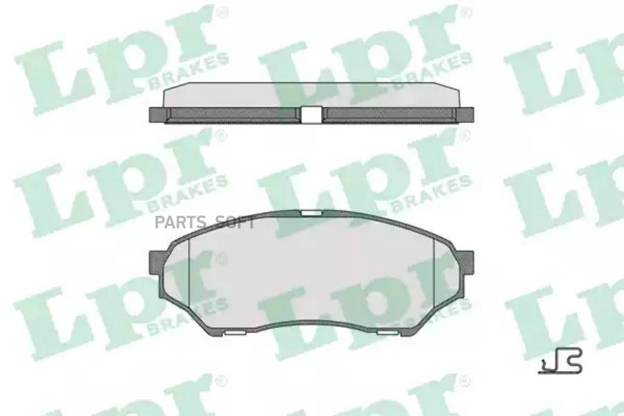 

Колодки Тормозные Mitsubishi Pajero Pinin 1.8-2.0D 99- Передние Lpr 05P819
