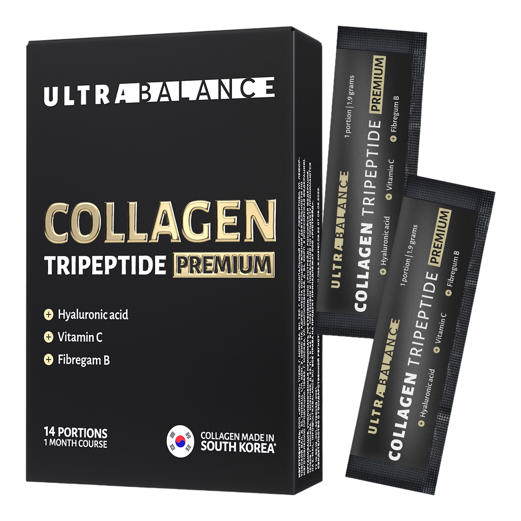 Коллаген Трипептид Премиум UltraBalance Collagen Tripeptide порошок по 1,9 г 14 шт.