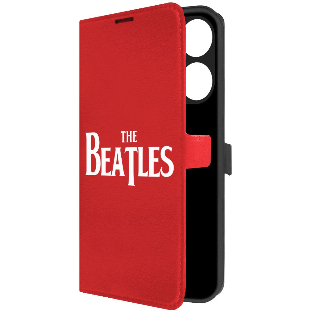 

Чехол-книжка Krutoff Eco Book для TECNO Spark Go 2023 Beatles (Битлз) (красный)