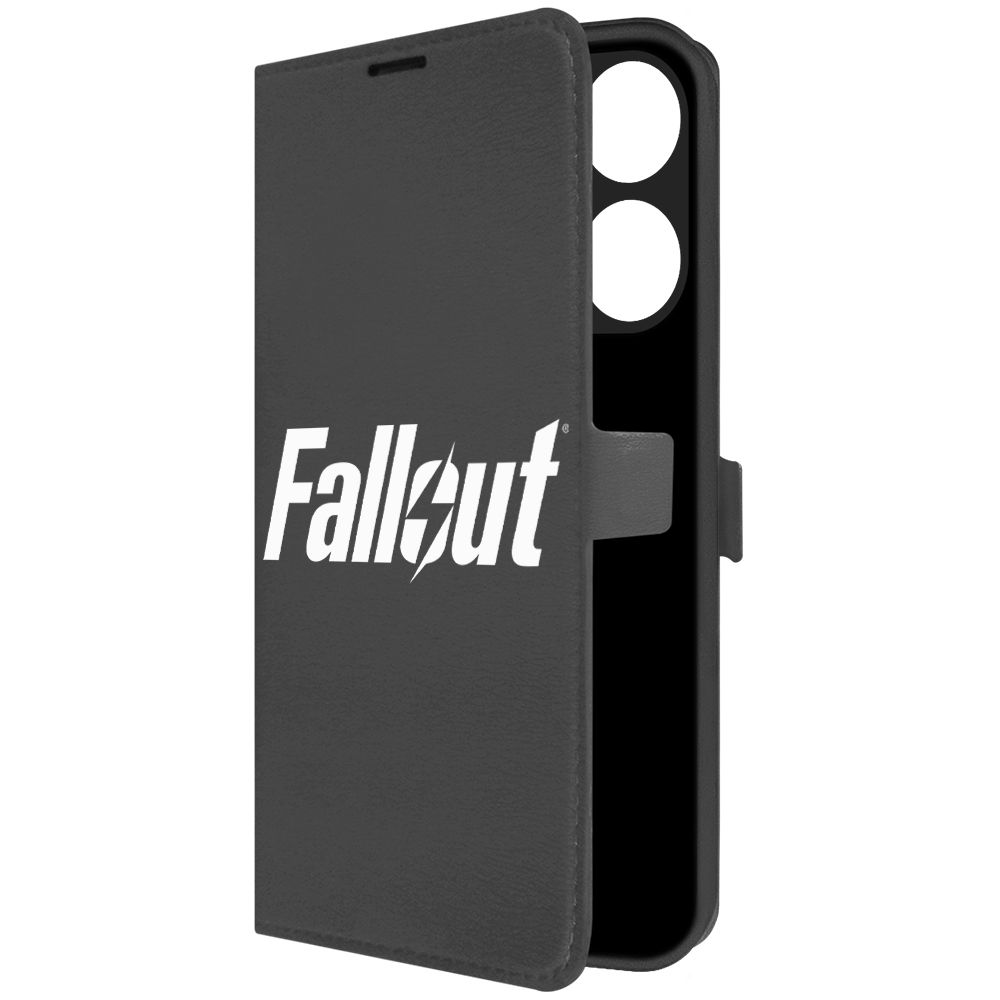 

Чехол-книжка Krutoff Eco Book для Tecno Spark Go 2023 Fallout черный