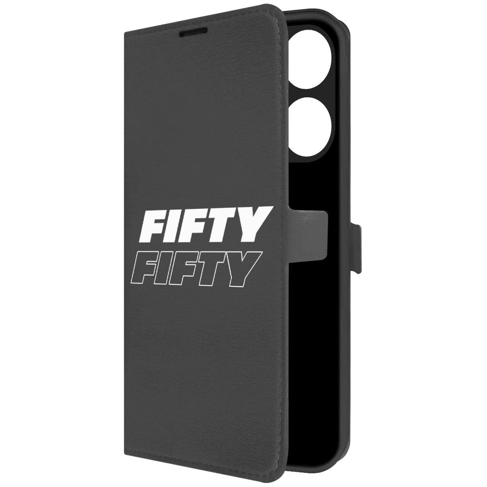

Чехол-книжка Krutoff Eco Book для Tecno Spark Go 2023 Fifty Fifty черный