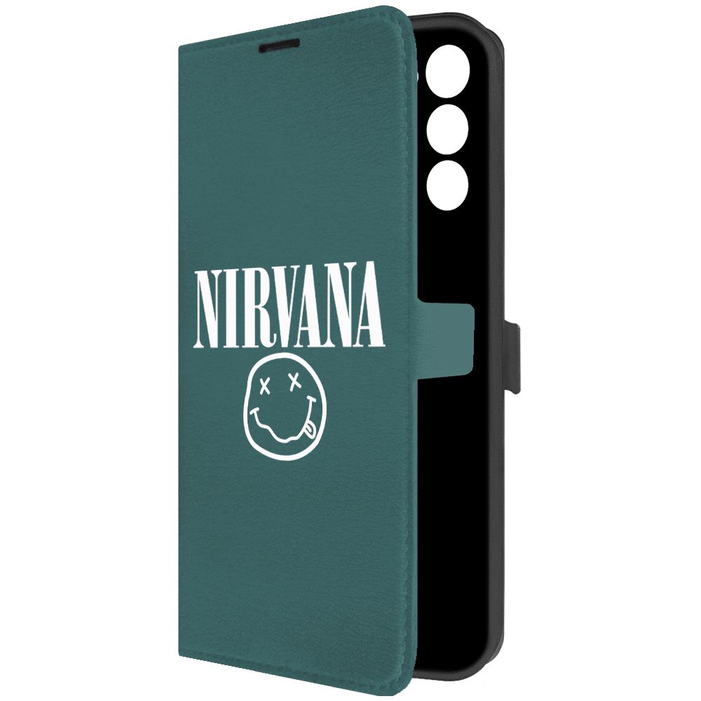 

Чехол-книжка Krutoff Eco Book для Tecno Spark Go 2022 Nirvana зелёный опал