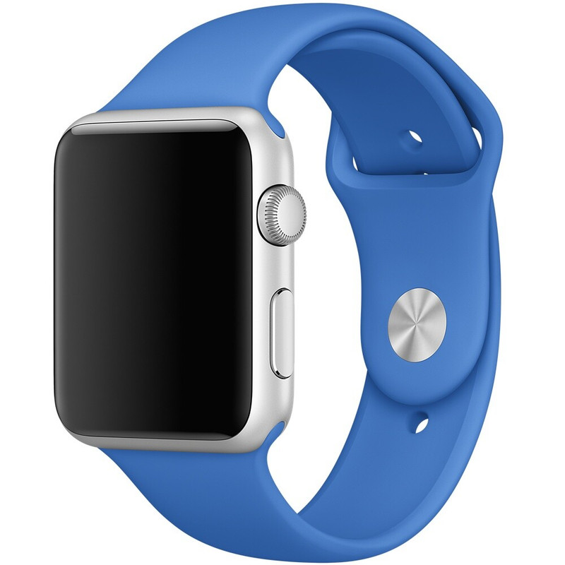 Ремешок силиконовый Apple Watch Royal Blue Sport Band (Королевский синий) 42mm MM972ZM/A