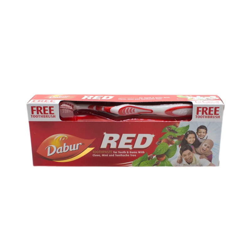 Зубная паста Red Dabur с щёткой 200 г