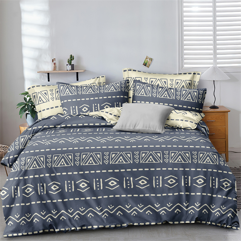 

Постельное белье на резинке Mercury Home Рамзес Семейное Поплин 2 наволочки 50x70, Рамзес