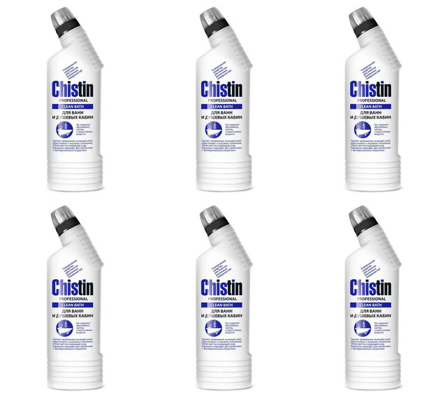 

Универсальное чистящее средство для ванной Chistin Professional 750 мл 6 шт