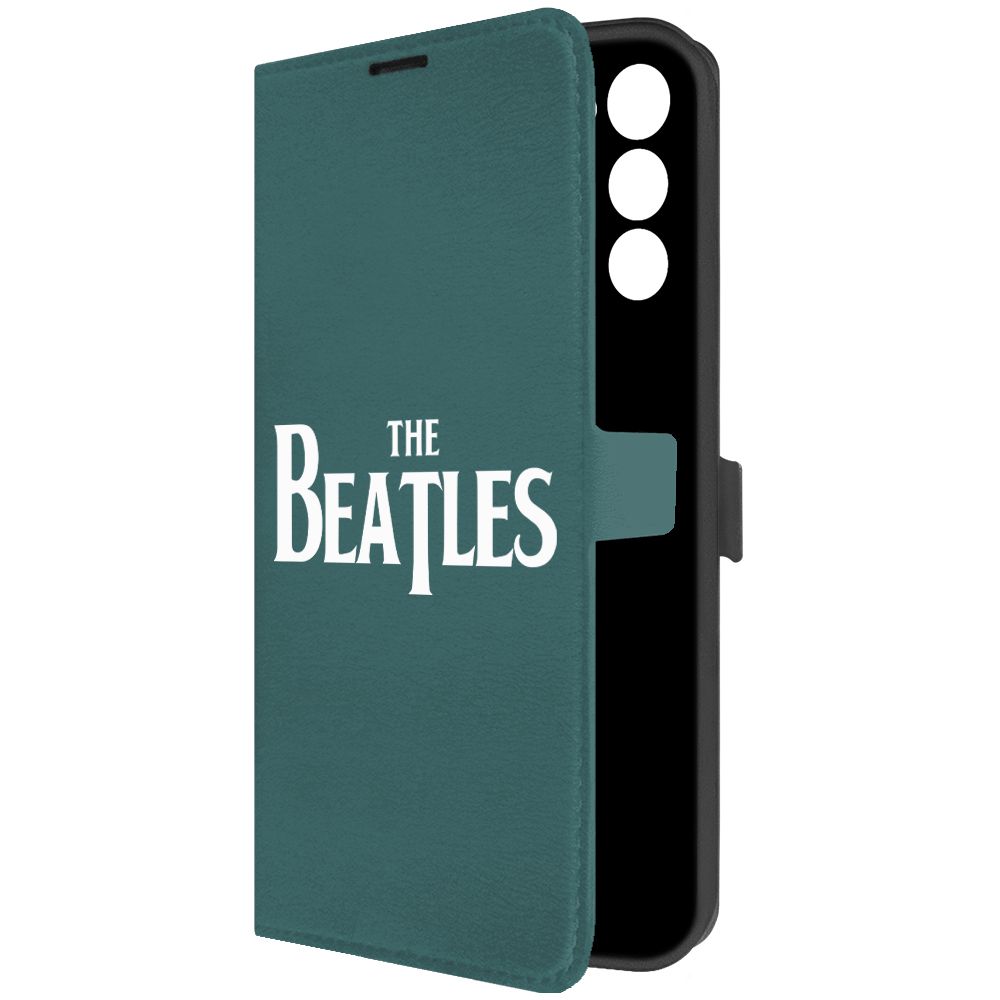 

Чехол-книжка Krutoff Eco Book для Tecno Spark Go 2022 Beatles зелёный опал