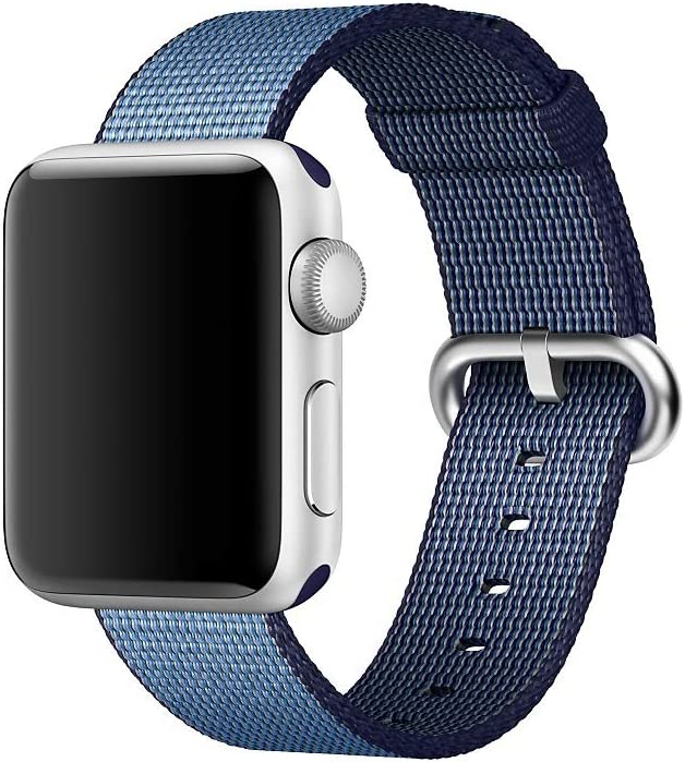 

Ремешок Apple для Apple watch series 2 38 mm голубой (MP222ZM/A), Ремешок нейлоновый Navy/Tahoe Blue Woven Nylon (Голубой) Apple Watch 38mm (40mm; 41mm) MP222ZM/A