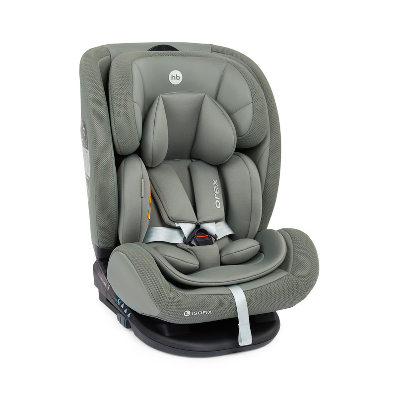 фото Автокресло happy baby orex, группа 0+/1/2/3, с isofix, до 36 кг, top tether, темно-зеленое