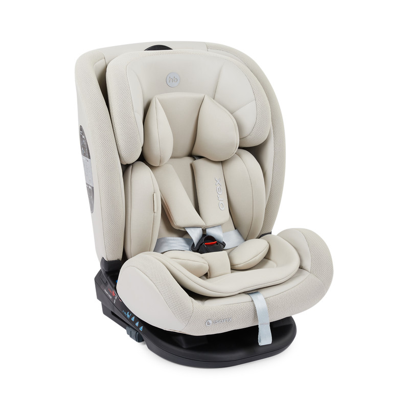 фото Автокресло happy baby orex, группа 0+/1/2/3, с isofix, до 36 кг., top tether, бежевое