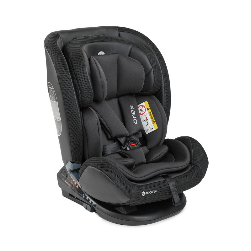 Автокресло Happy Baby Orex, группа 0+/1/2/3, с Isofix, до 36 кг., Top Tether, черное автокресло для животных 40 30 25 см черное