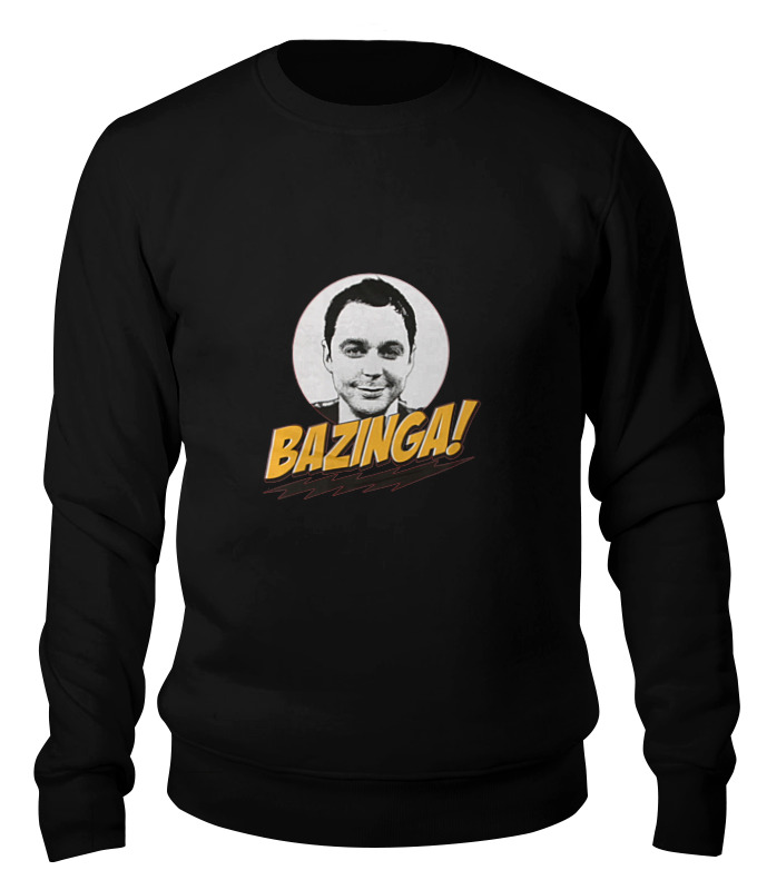 

Свитшот унисекс Printio The big bang theory sheldon cooper черный S, The big bang theory sheldon cooper