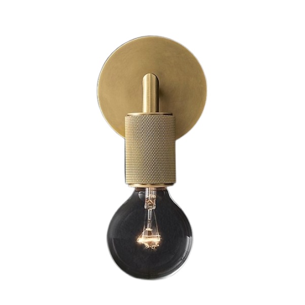 Бра ImperiumLoft RH Utilitaire Single Sconce Brass