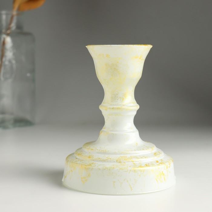 

Подсвечник "ВИНТАЖ-1 КРИСТОФФ-3" 10,5х8,5 см, Белый