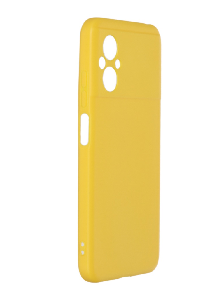 фото Чехол df для poco m5 silicone yellow pocase-11 df-group