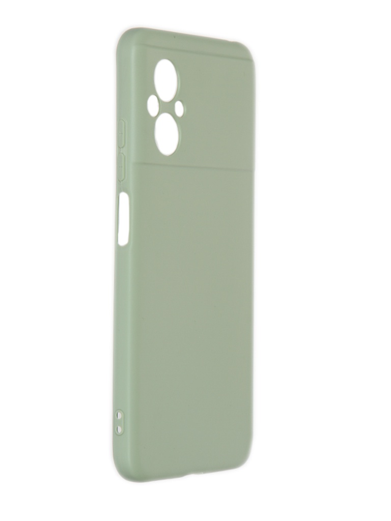 фото Чехол df для poco m5 silicone light green pocase-11 df-group