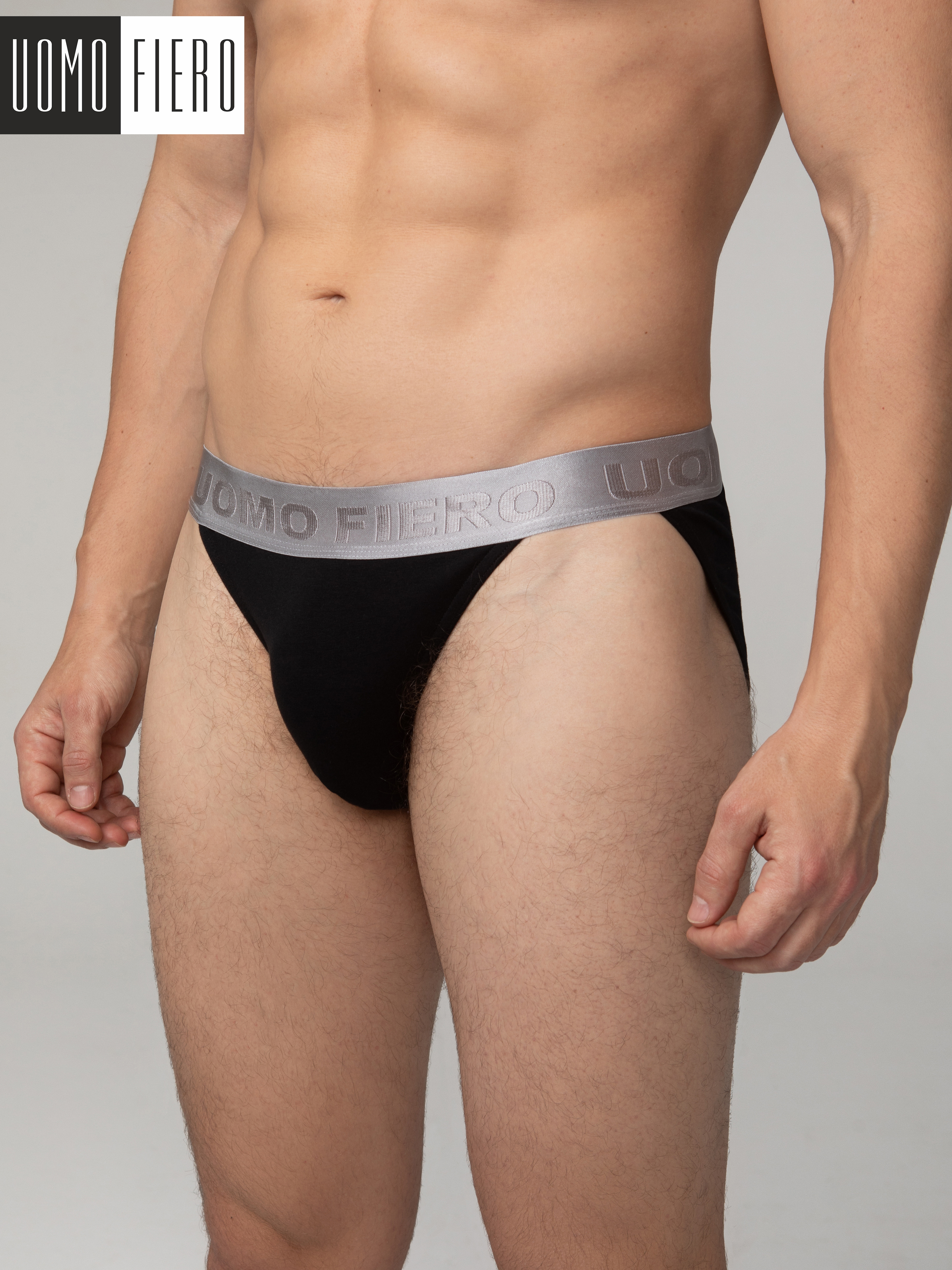 

Трусы мужские UOMO FIERO 036FT черные XL, Черный, 036FT