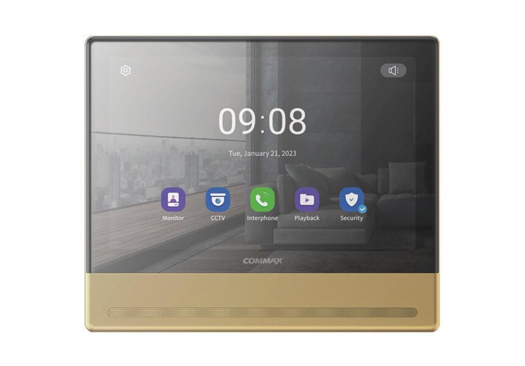 Видеодомофон COMMAX CDV-1004QT Gold