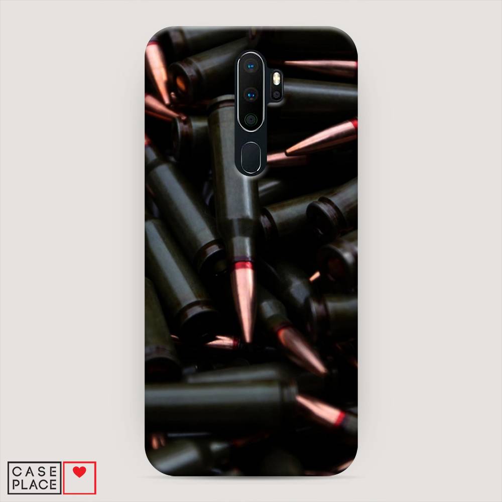 

Пластиковый чехол "Пули черные" на Oppo A9 (2020), 251920-4