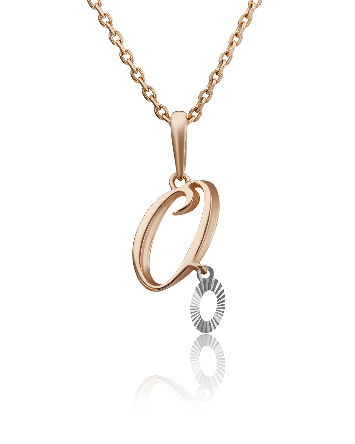 

Кулон из красного золота/белого золота PLATINA jewelry 03-2950-О-000-1111, 03-2950-О-000-1111