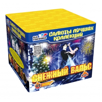 

Батарея салютов "СНЕЖНЫЙ ВАЛЬС" (1"х 49) 4/1, СНЕЖНЫЙ ВАЛЬС