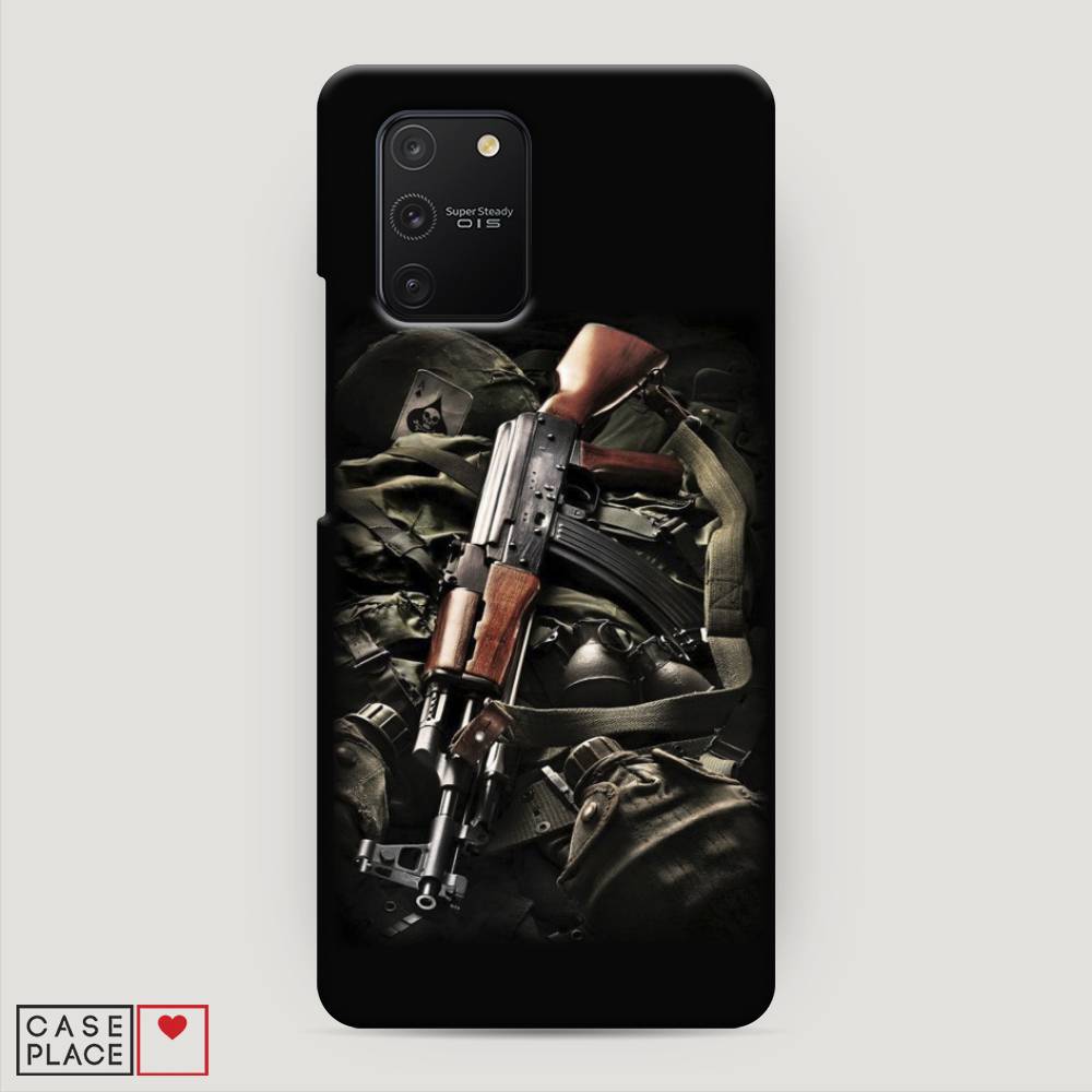 

Пластиковый чехол "Автомат" на Samsung Galaxy A91, 29920-4
