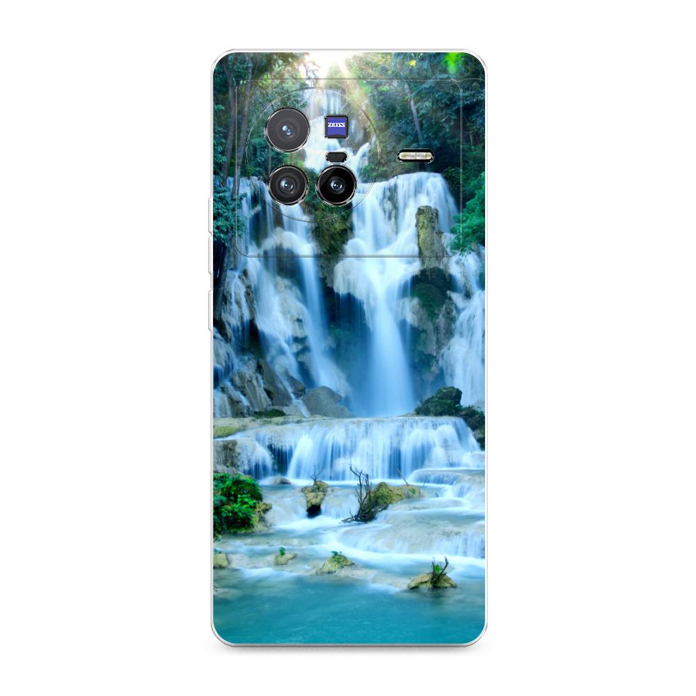 фото Силиконовый чехол "водопад 8" на vivo x80 awog