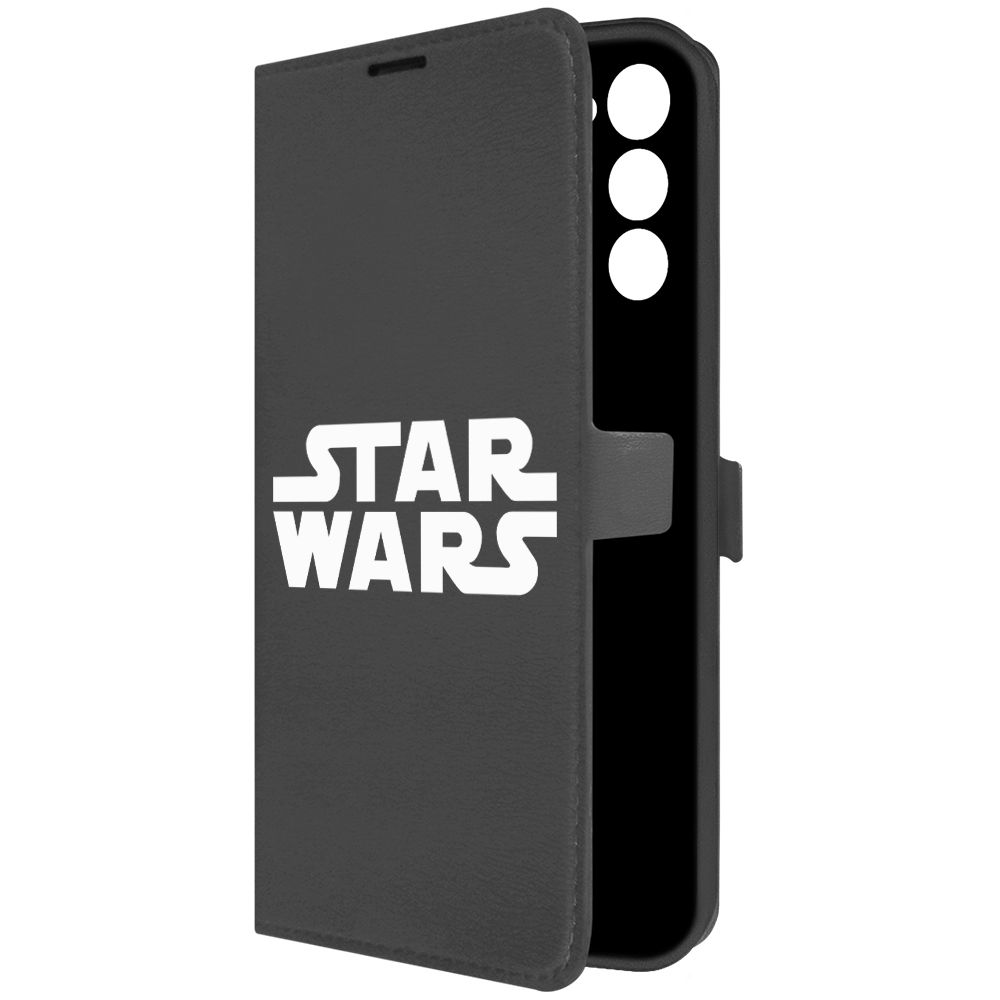 

Чехол-книжка Krutoff Eco Book для Tecno Spark Go 2022 Star Wars черный
