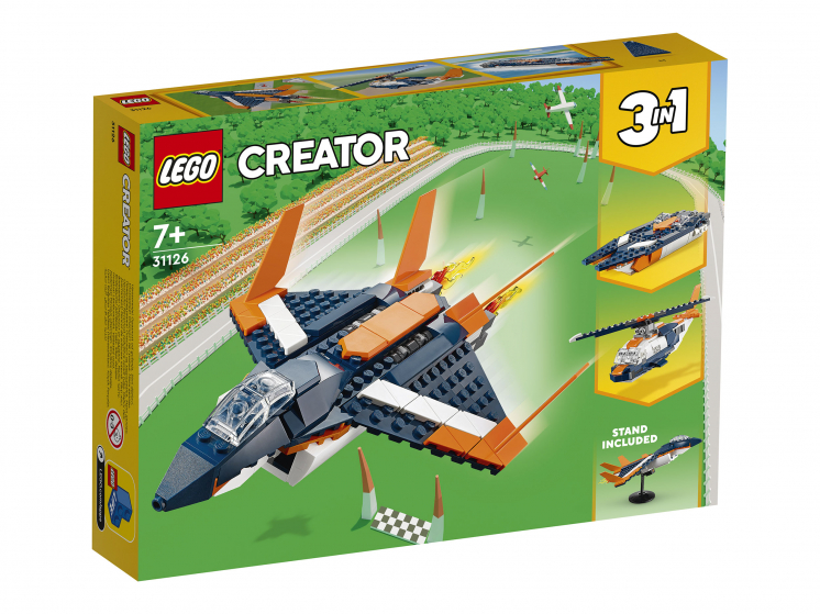 Конструктор LEGO Creator Сверхзвуковой самолёт 31126 конструктор lego creator двухвинтовой вертолёт 31049