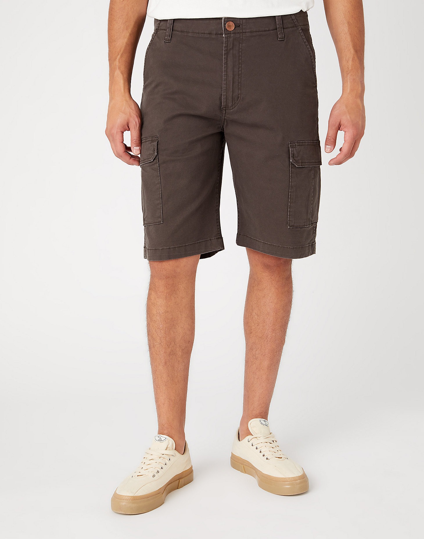 фото Шорты мужские wrangler casey cargo shorts серые 38