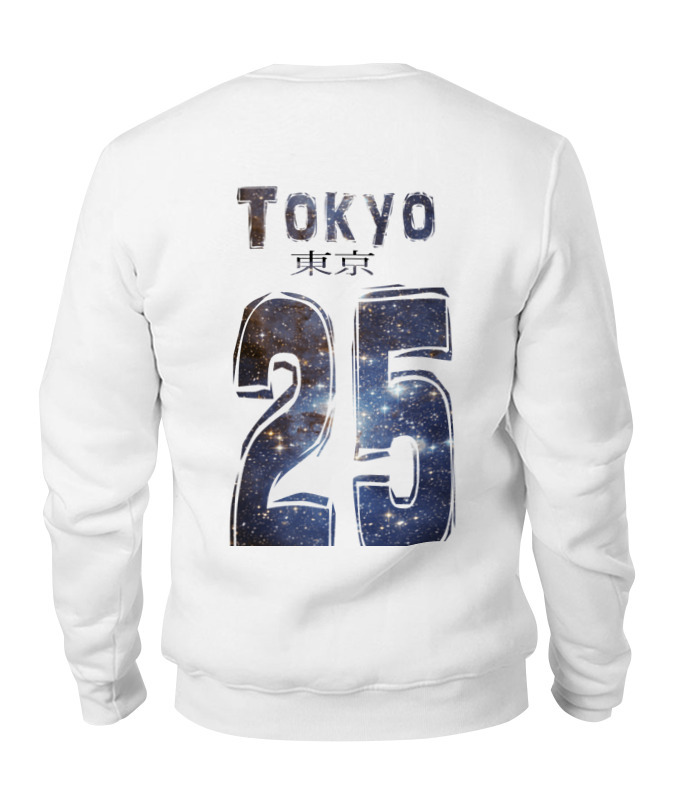 

Свитшот унисекс Printio Tokyo 25 space 2 белый S, Tokyo 25 space 2