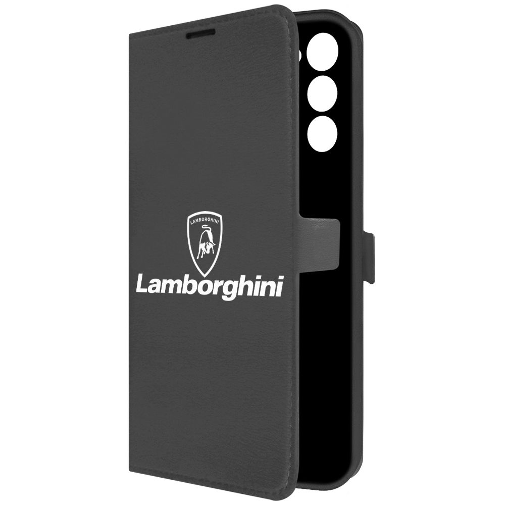 

Чехол-книжка Krutoff Eco Book для Tecno Spark 8C Lamborghini черный