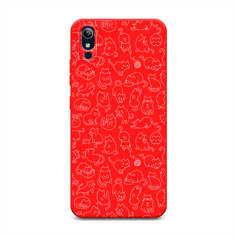 

Чехол Awog на Vivo Y91c/Y1s "Шкодливые котики", Разноцветный, 262853-1