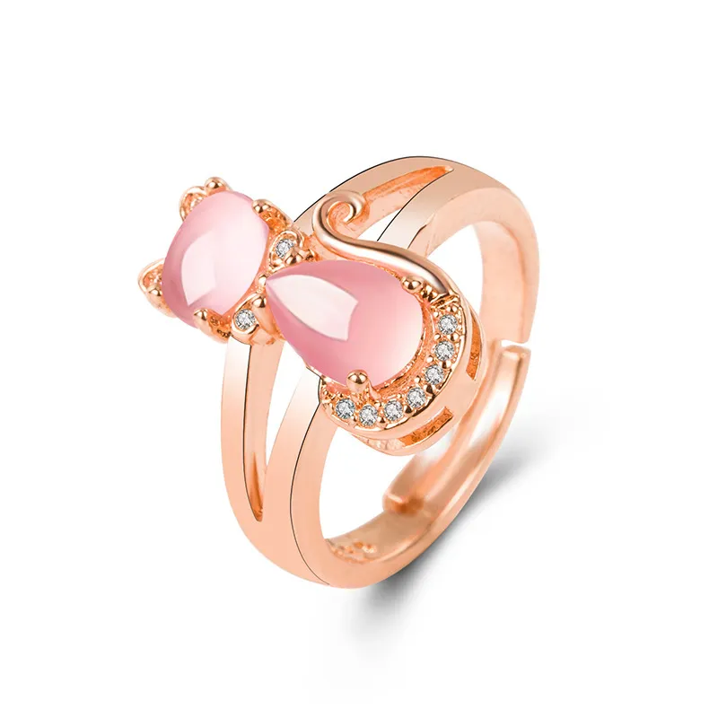

Кольцо из бижутерного сплава со стеклом р. DESIGNER JEWERLY Котик, Котик