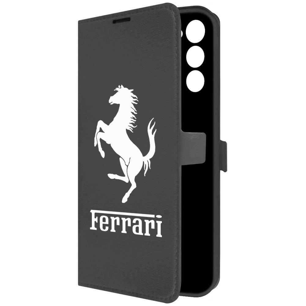 

Чехол-книжка Krutoff Eco Book для Tecno Spark 8C Ferrari черный