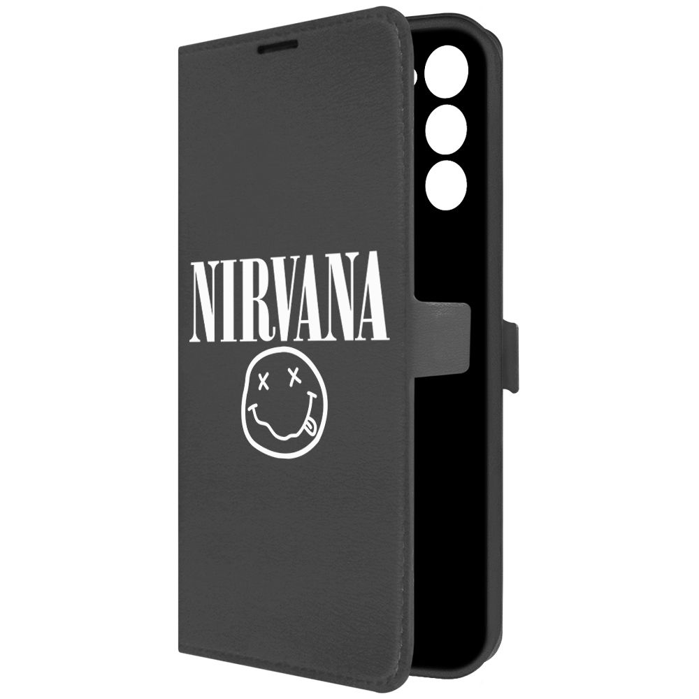 

Чехол-книжка Krutoff Eco Book для TECNO Spark 8C Nirvana (Нирвана) (черный)