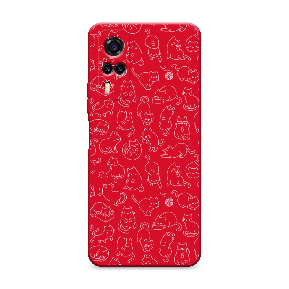 

Чехол Awog на Vivo Y31/Y53s 4G "Шкодливые котики", Разноцветный, 263753-1