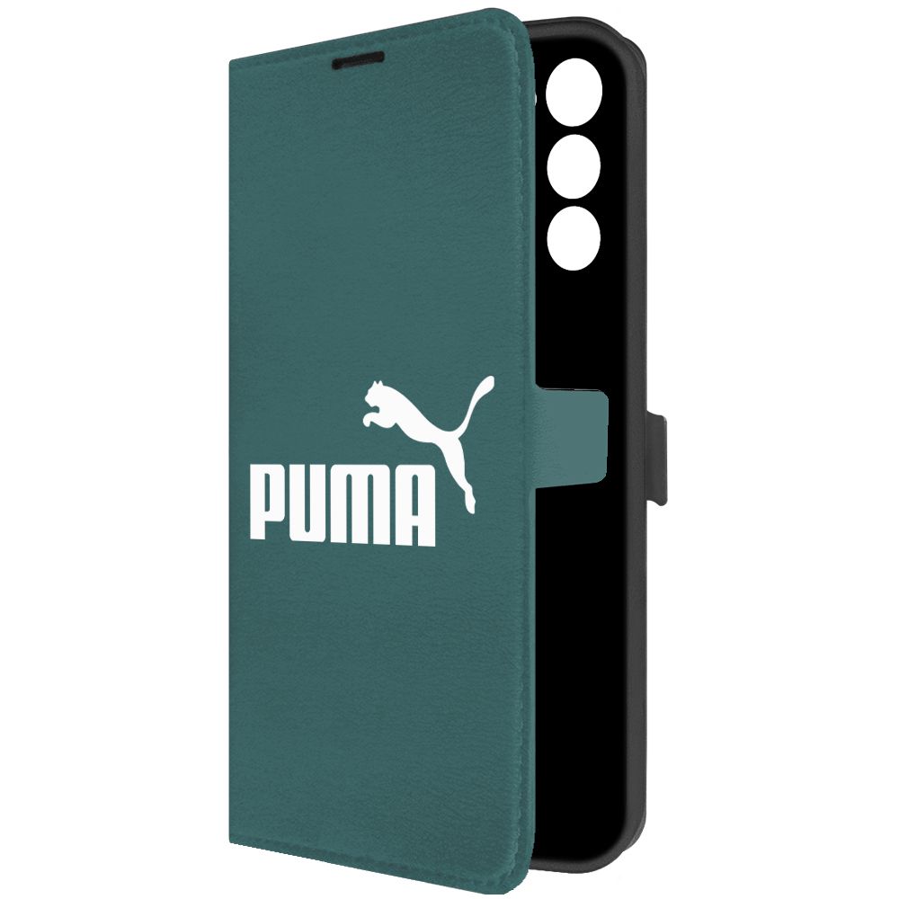 

Чехол-книжка Krutoff Eco Book для Tecno Spark 8C Puma зелёный опал, Зеленый