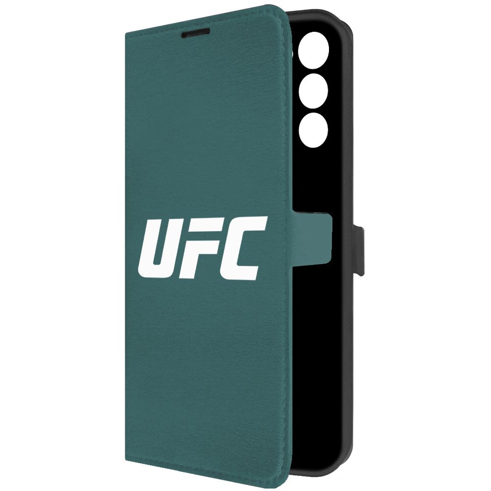 

Чехол-книжка Krutoff Eco Book для Tecno Spark 8C UFC зелёный опал, Зеленый