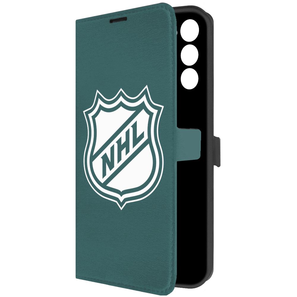 

Чехол-книжка Krutoff Eco Book для Tecno Spark 8C NHL зелёный опал, Зеленый