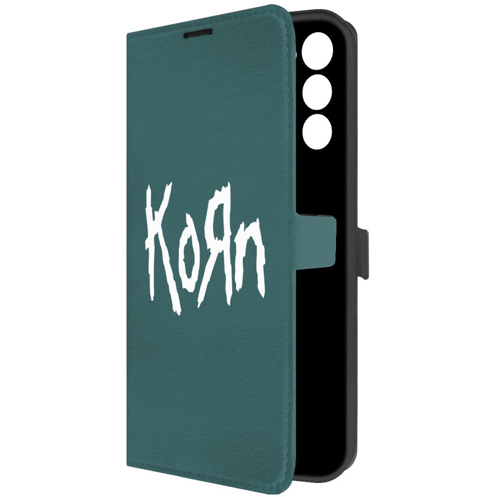 

Чехол-книжка Krutoff Eco Book для Tecno Spark 8C Korn зелёный опал