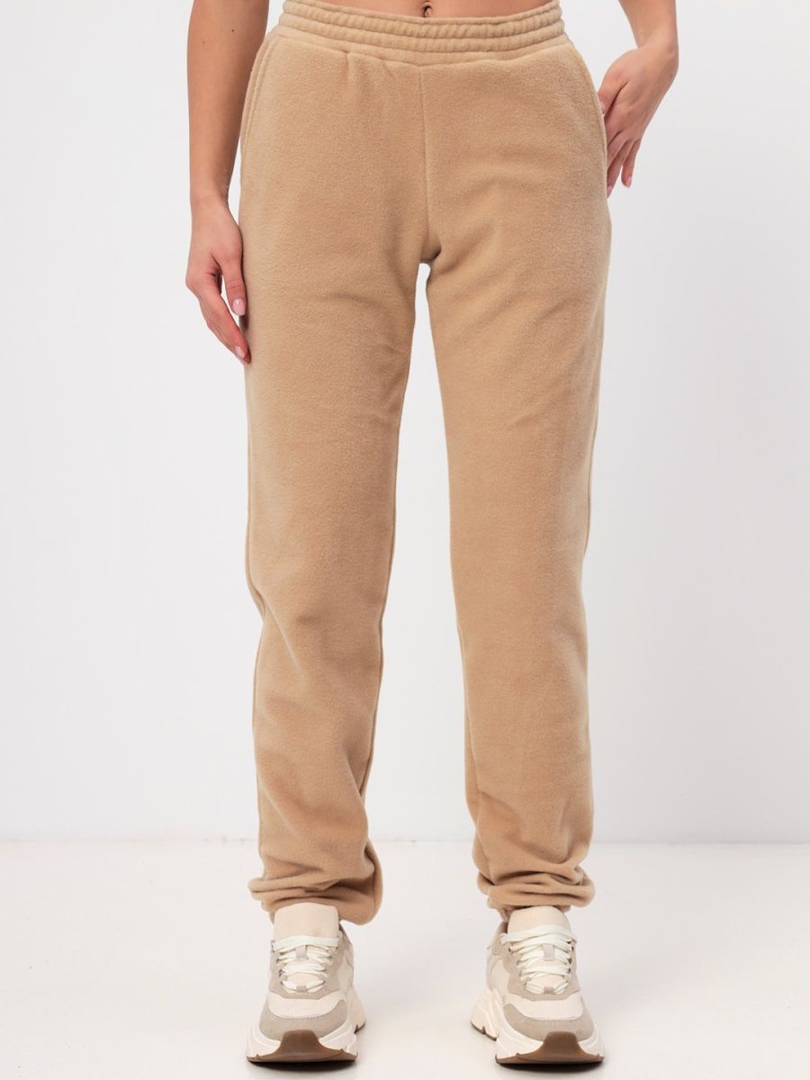 

Спортивные брюки женские MOM №1 MOM-3150F бежевые 3XL, Бежевый, MOM-3150F