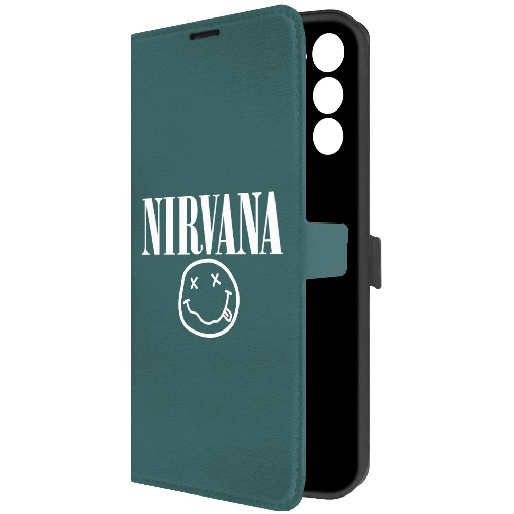 

Чехол-книжка Krutoff Eco Book для Tecno Spark 8C Nirvana зелёный опал, Зеленый