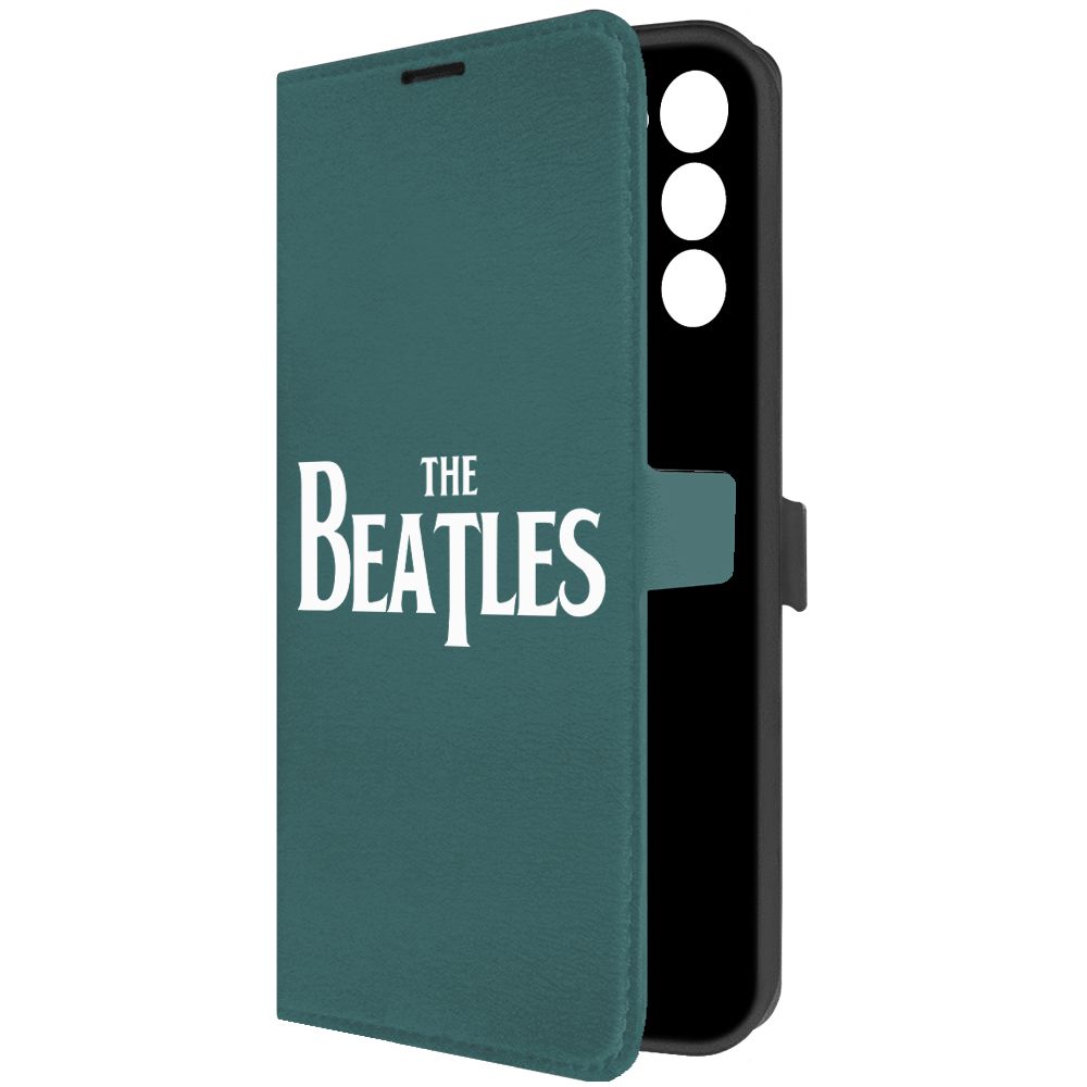 

Чехол-книжка Krutoff Eco Book для Tecno Spark 8C Beatles зелёный опал, Зеленый